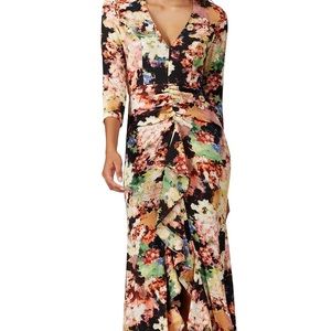 Badgley Mischka Floral Maxi Dress